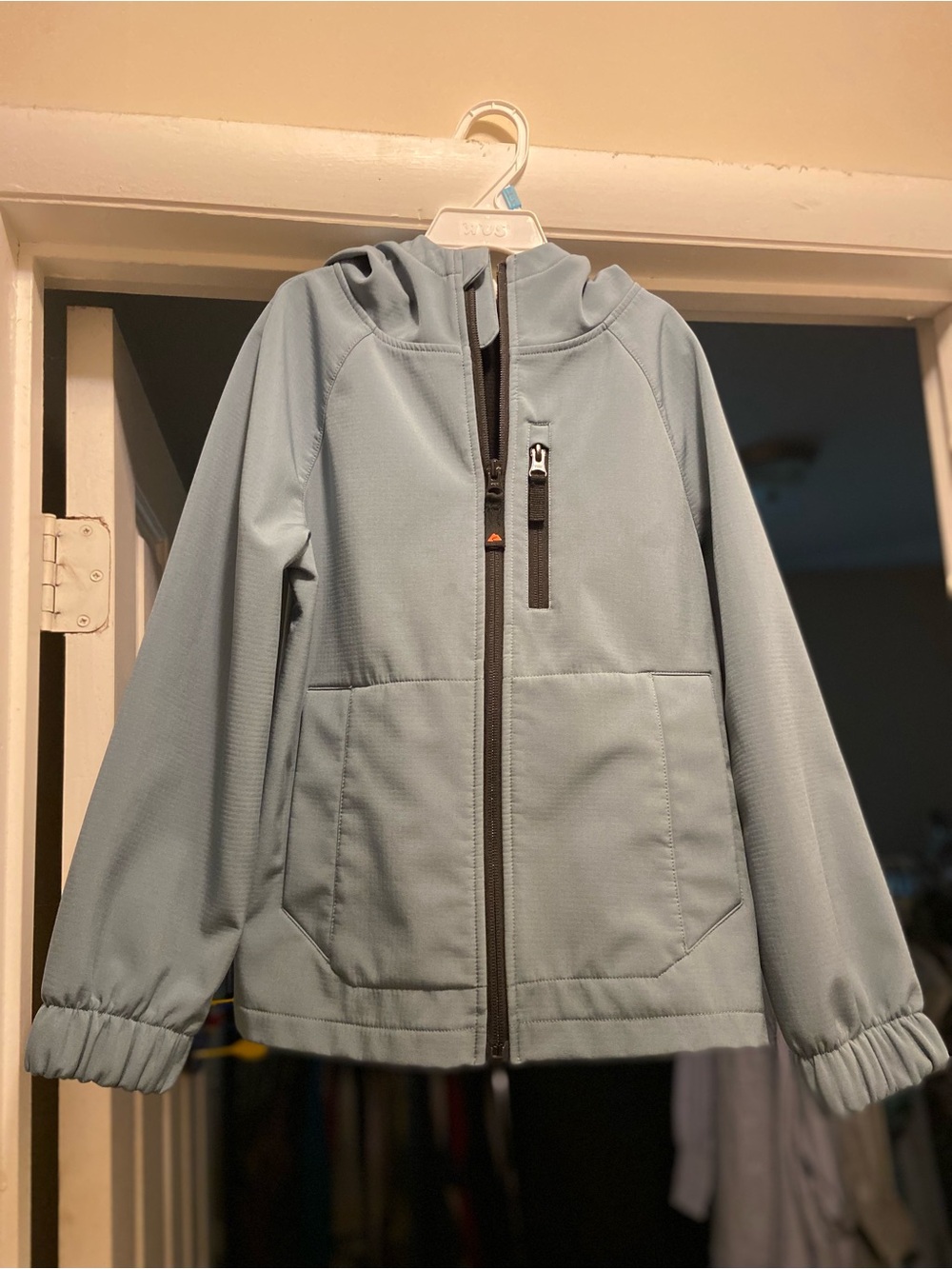 Ozark Trail Kids Hooded Rain Jacket in Pale Blue